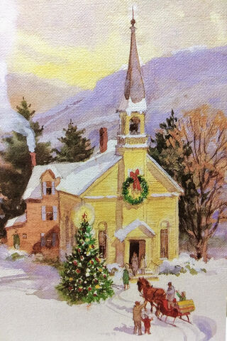 A Cozy Christmas at the Church 🎄⛪️