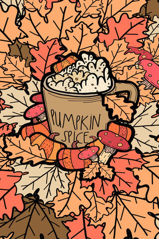 Autumn's Cozy Embrace: Pumpkin Spice Delight 🍂☕