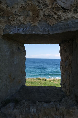 Glimpse of the Sea from Castillo Santa Justa 🌊🏰