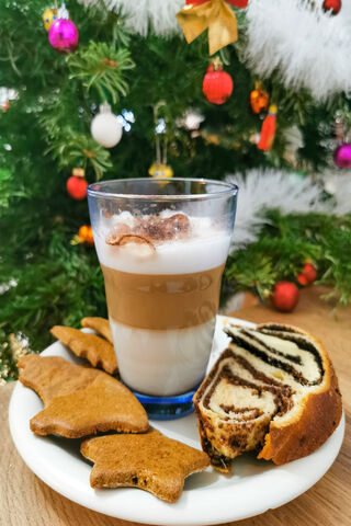 Festive Treats by the Tree 🎄🍪