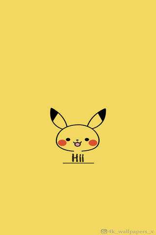 Pikachu's Cheerful Greeting! ⚡😊