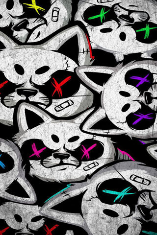 Whimsical Cat Chaos: A Playful Expression of Emotion