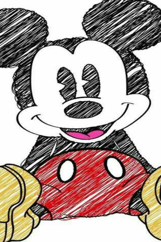 Mickey's Whimsical Smile 😊