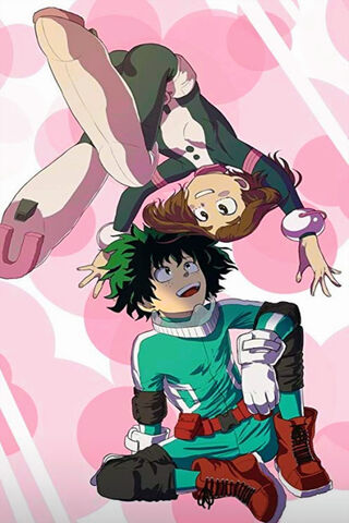 Dynamic Duo: Deku & Uravity in Action! 🌟