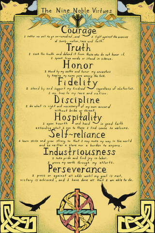 Embracing the Nine Noble Virtues 🌟