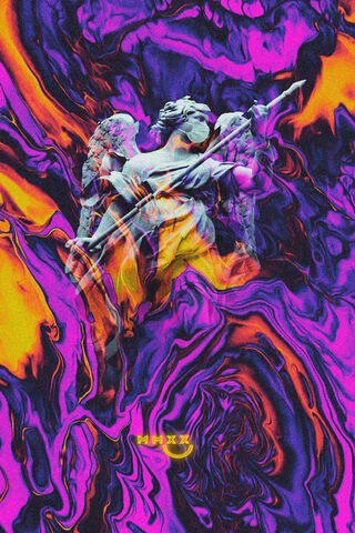 Ethereal Harmony: A Dance of Colors and Forms