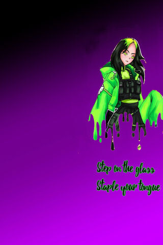 Neon Vibes: Billie Eilish Unleashed 🌟