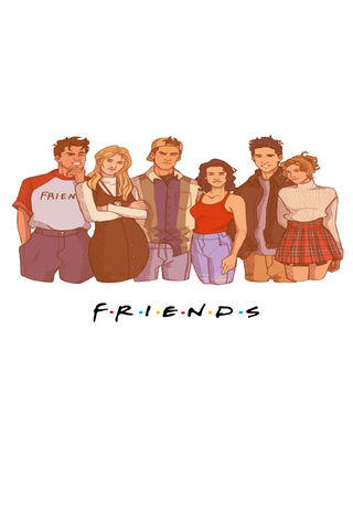 The Iconic Crew of FRIENDS 🌟