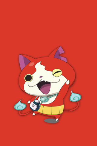 Jibanyan's Joyful Spirit! 🎉