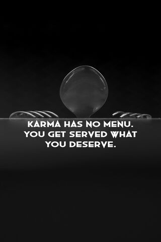The Serving of Karma 🍽️✨