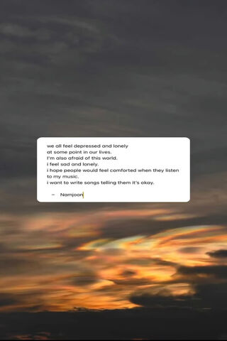 Finding Comfort in Namjoon's Words 🌌✨
