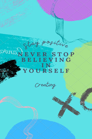 Believe in Yourself: A Colorful Reminder 🌈✨