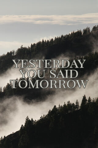 Yesterday You Said