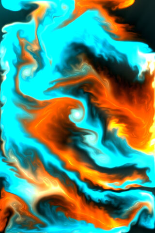 Celestial Flames: The Dance of the Cerulean Dragon 🐉✨