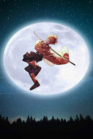 Moonlit Warrior: The Spirit of Demon Slayer 🌙⚔️