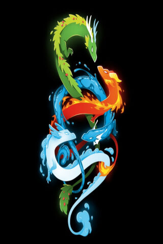 Elemental Harmony: The Dance of the EFWA Dragons 🐉✨