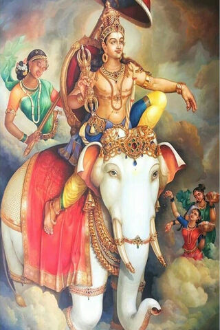 Indra: The King of Heaven 🌩️🐘