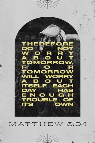 Embrace Today: A Reminder from Matthew 6:34 🌅