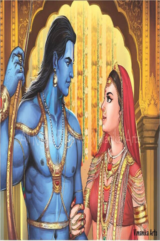 Divine Love: The Tale of Sita and Ram 💖✨