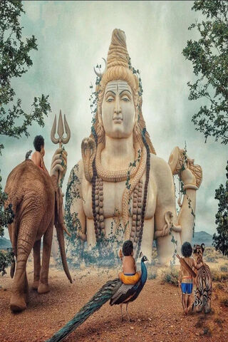 Majestic Shiva: A Divine Encounter 🌌✨