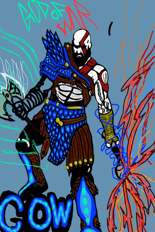 Kratos Unleashed: The Warrior's Fury ⚔️🔥