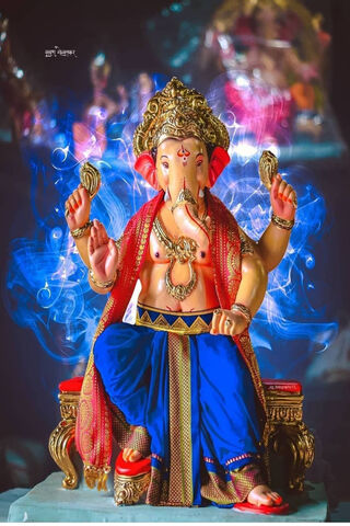 Divine Blessings: The Radiance of Ganapati ✨