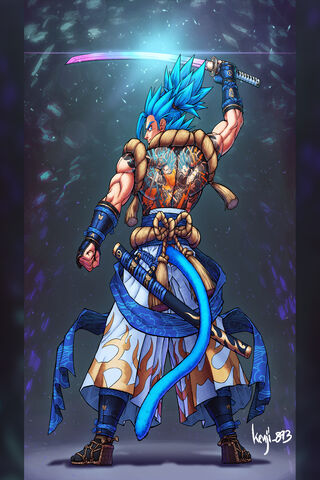 Gogeta SSJ Blue: The Ultimate Fusion Warrior! ⚔️💙