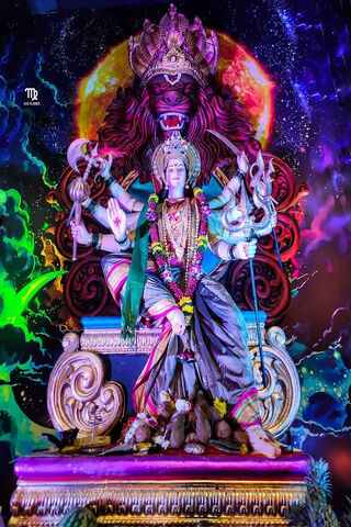 Divine Majesty: Jai Mata! 🌺✨