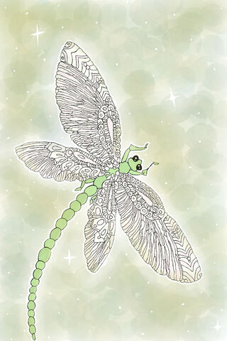 Whimsical Wings: The Enchanted Dragonfly 🐉✨