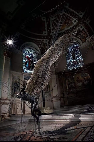 The Fallen Angel: A Dance of Shadows and Light