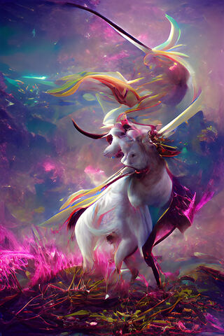 Celestial Dance of the Sagittarius Unicorn 🌌🦄