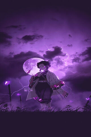 Moonlit Warrior: The Spirit of Demon Slayer 🌙⚔️