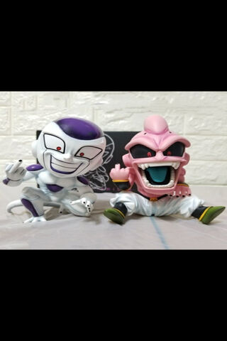 Epic Showdown: Frieza and Kid Buu Unite! 🌌👾