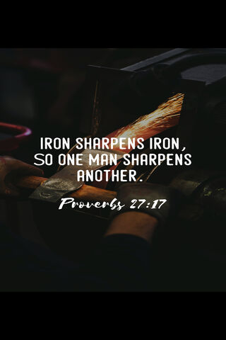 Proverbs 27 17