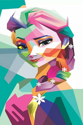 Frozen in Color: The Art of Queen Elsa ❄️🎨