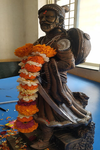 The Valor of Shivaji Maharaj: A Tribute in Bronze 🏰✨