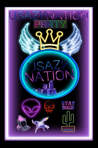 USAZK Nation: A Neon Celebration of Unity 🎉✨