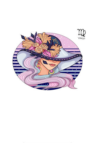 Virgo Vibes: Elegance in the Stars ✨🌸