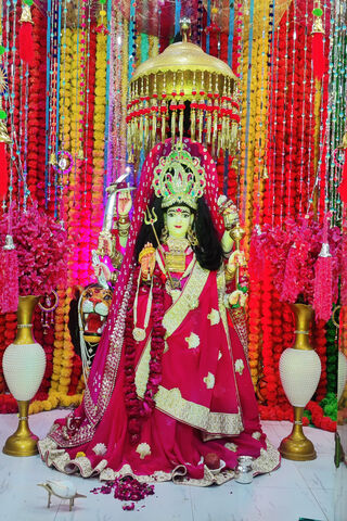 Divine Grace: The Splendor of Durga Maa 🌺✨