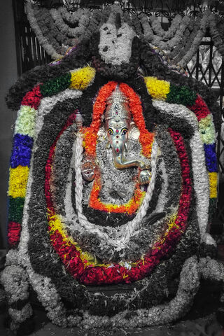 Vibrant Reverence: The Spirit of Ganapati 🌼🙏