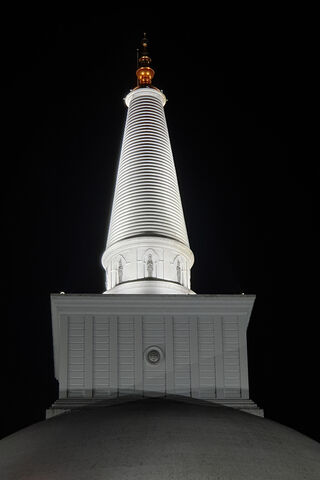 Illuminated Serenity: The Stupa of Sri Lanka 🌟