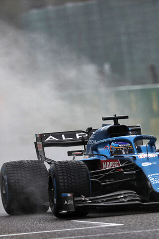 Racing Through the Clouds: Alpine F1 Team in Action! 🏎️💨