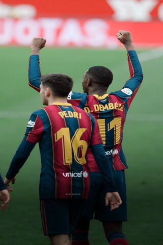 Celebrating Victory: FCB Barcelona's Dynamic Duo! 🎉⚽