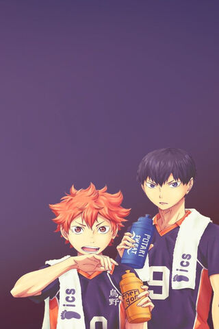Dynamic Duo: Hinata and Kageyama in Action! 🏐🔥