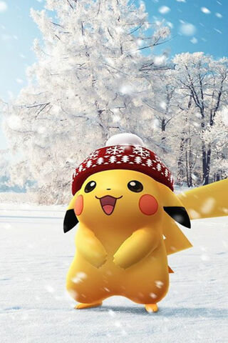 Pikachu musim sejuk