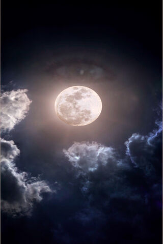 Lunar Gaze: A Celestial Eye