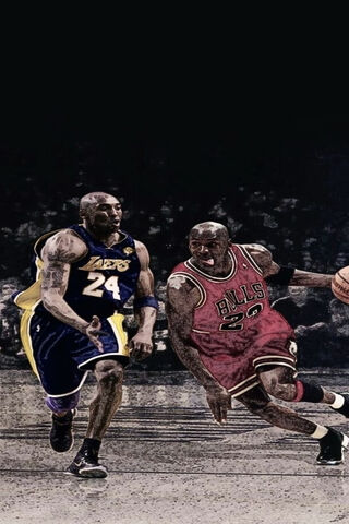 Kobe And Micheal NBA