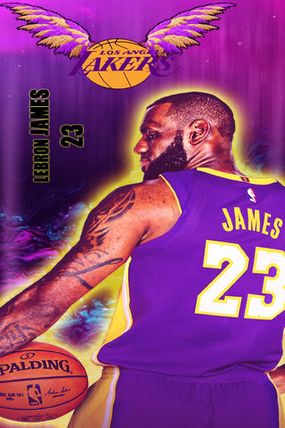 LeBron James: The King in Purple and Gold 👑🏀