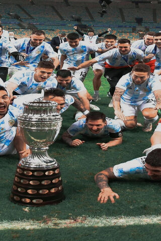 Victory Celebration: Messi and the Champions Unite! 🎉🏆