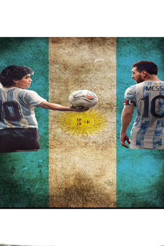 Legends of Argentina: A Tribute to Messi and Maradona ⚽🇦🇷